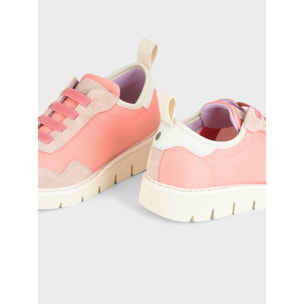 SLIP ON MUJER P05 DE NAILON Y ANTE ROSA MELLOW