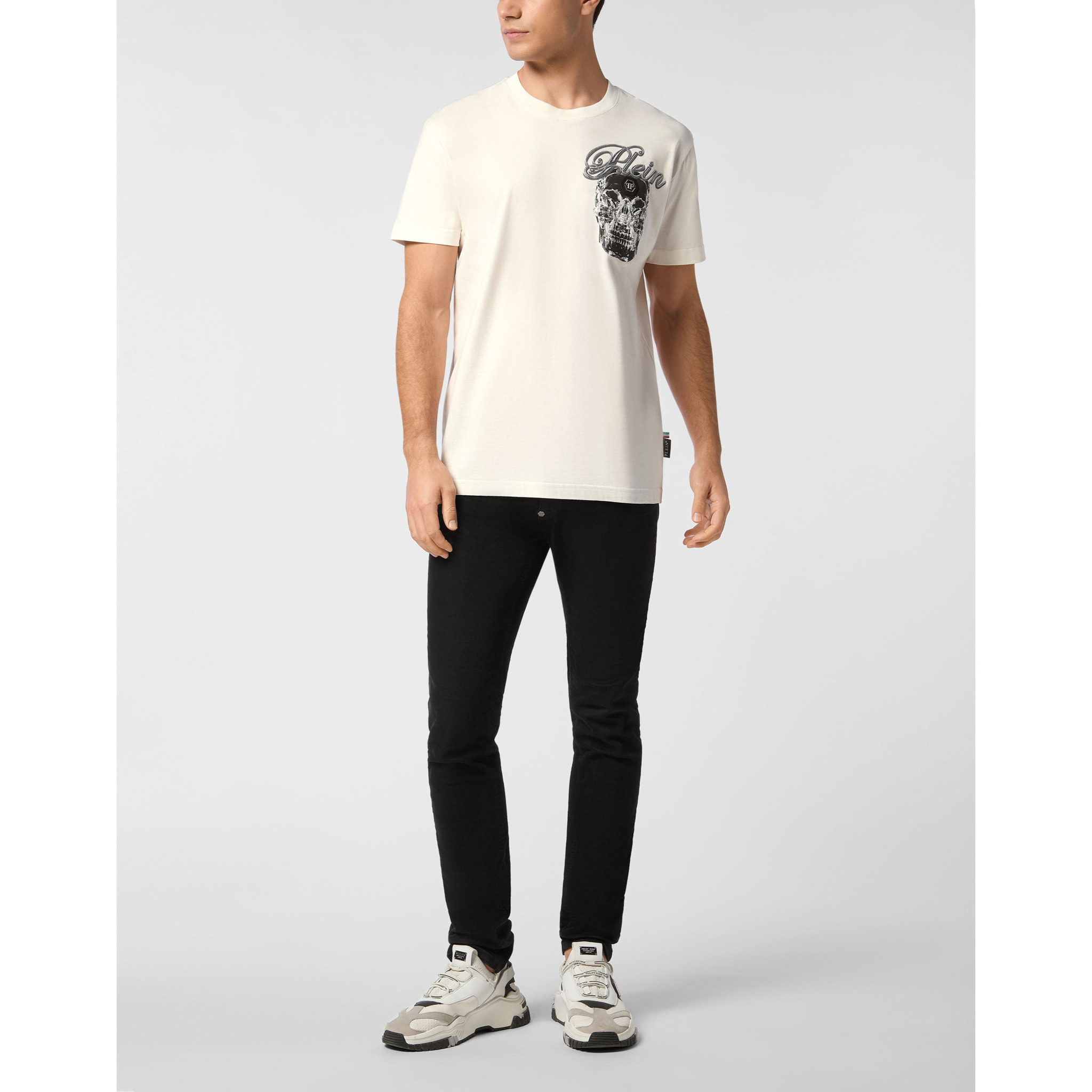 PHILIPP PLEIN Camiseta Cuello Redondo Ss SKULL