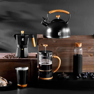 cafetera para 6 tazas en aluminio 17x10x20,5cm