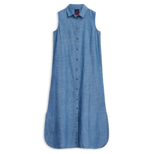 Kappa - Vestidos Mujer Azul - Beatriz Chambray