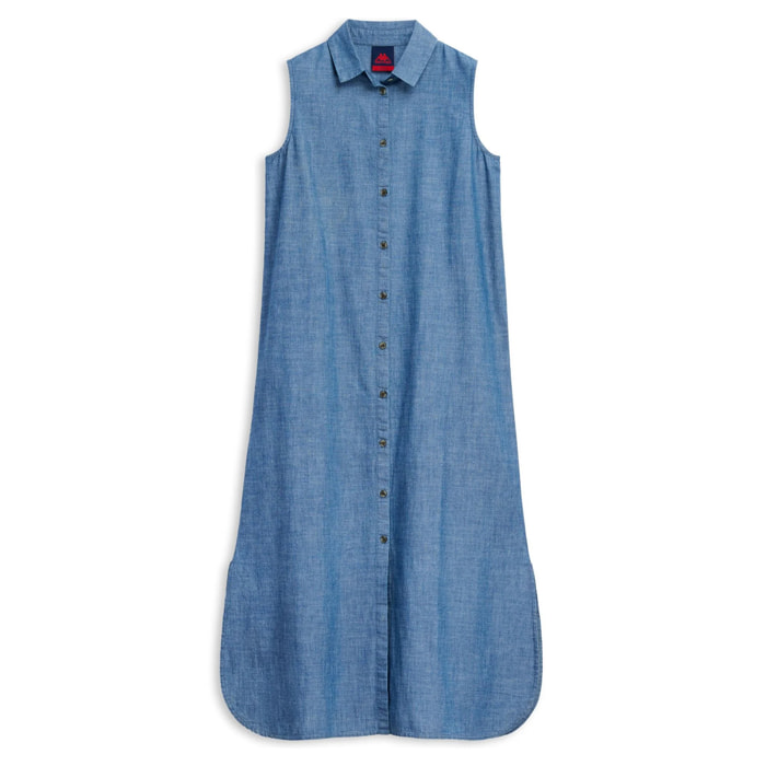 Kappa - Vestidos Mujer Azul - Beatriz Chambray