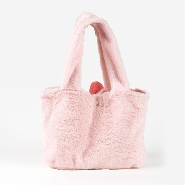 Bolsa Shopping Peluche Hello Kitty - Multicolor