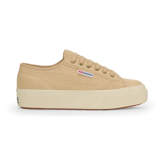 Superga - Scarpe da donna Donna Beige - 2740 PLATFORM RAFFIA