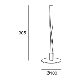 Forlight Sobremesa Benta LED 2.5W Blanco Neutro 4000K On-Off Níquel Satinado, Blanco Opal Lámpara de Mesa LED de Bajo Consumo