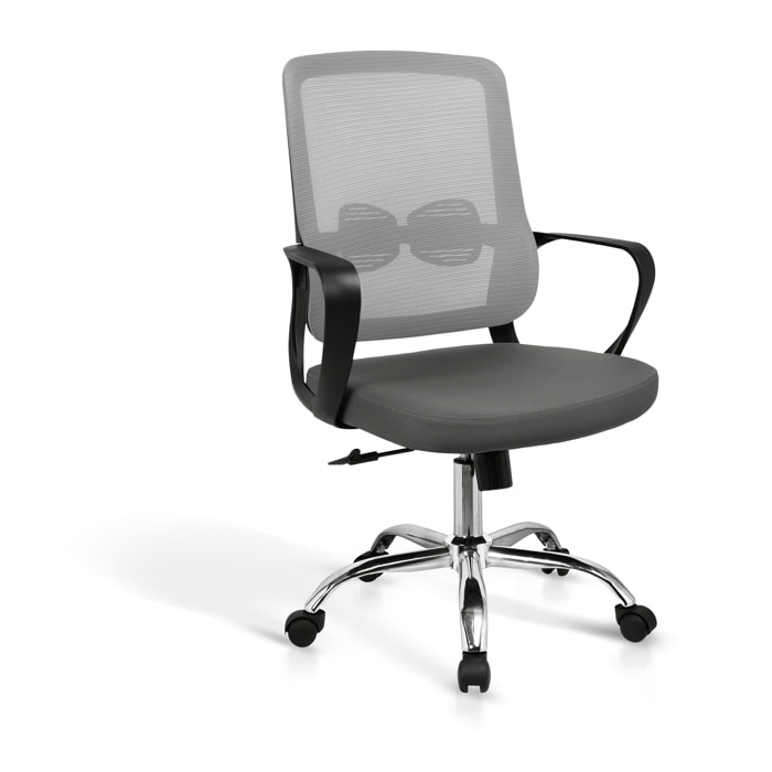 Silla de estudio Mylo gris 110x60x61 cm