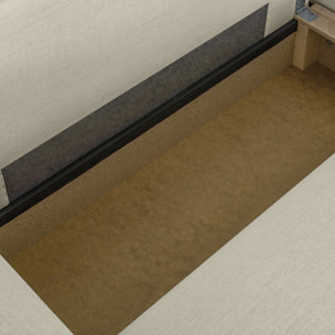Canapé d'angle convertible 4 places en tissu - DAVIS
