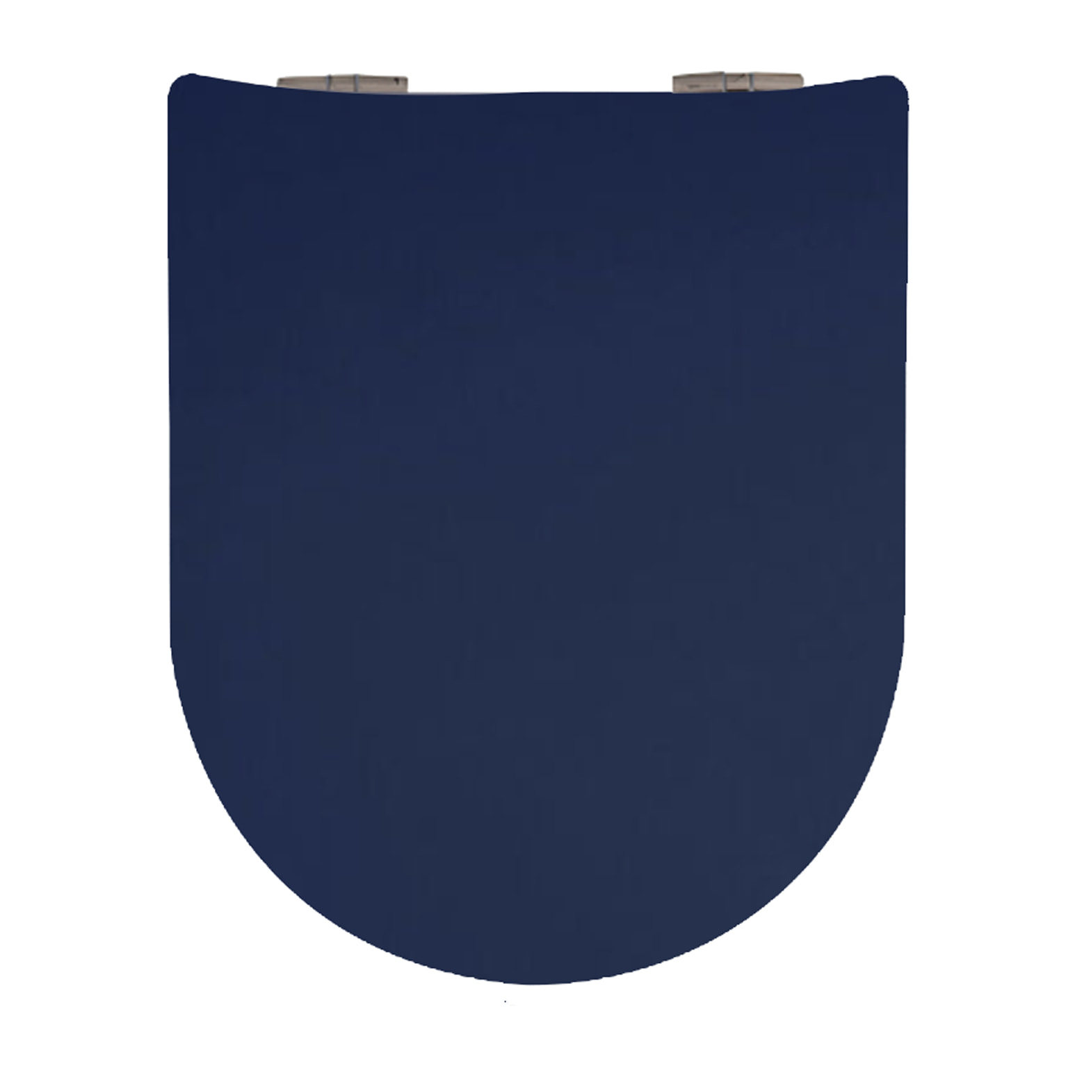 Abattant wood slim déclipsable uni - Bleu Marine
