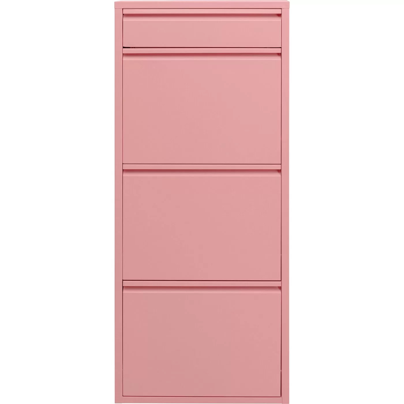 Casier à chaussures Caruso rose 3+1 tiroirs Kare Design