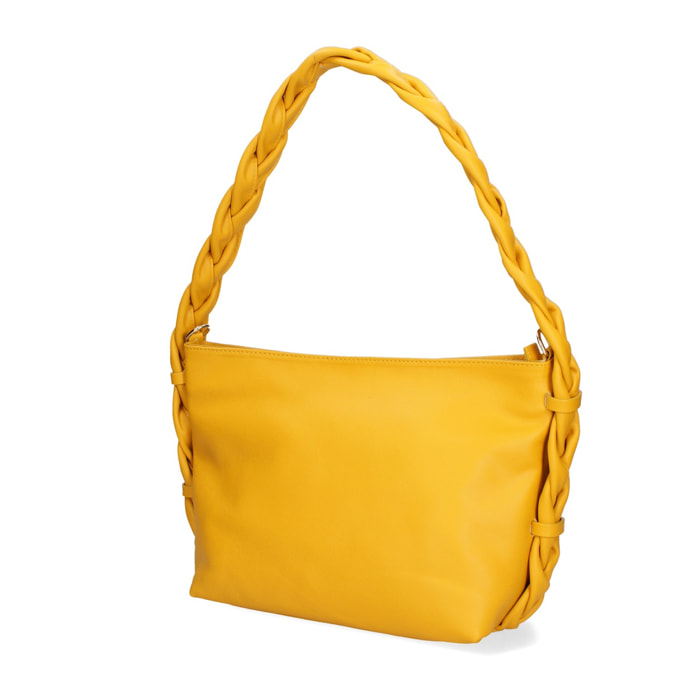 Borsa a spalla da donna - Modello Isara - Vera pelle - 26.0 x 22.0 x 9.0 cm