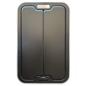 Cubo de Basura color metálico en acero inoxidable con apertura de alas y sensor automático