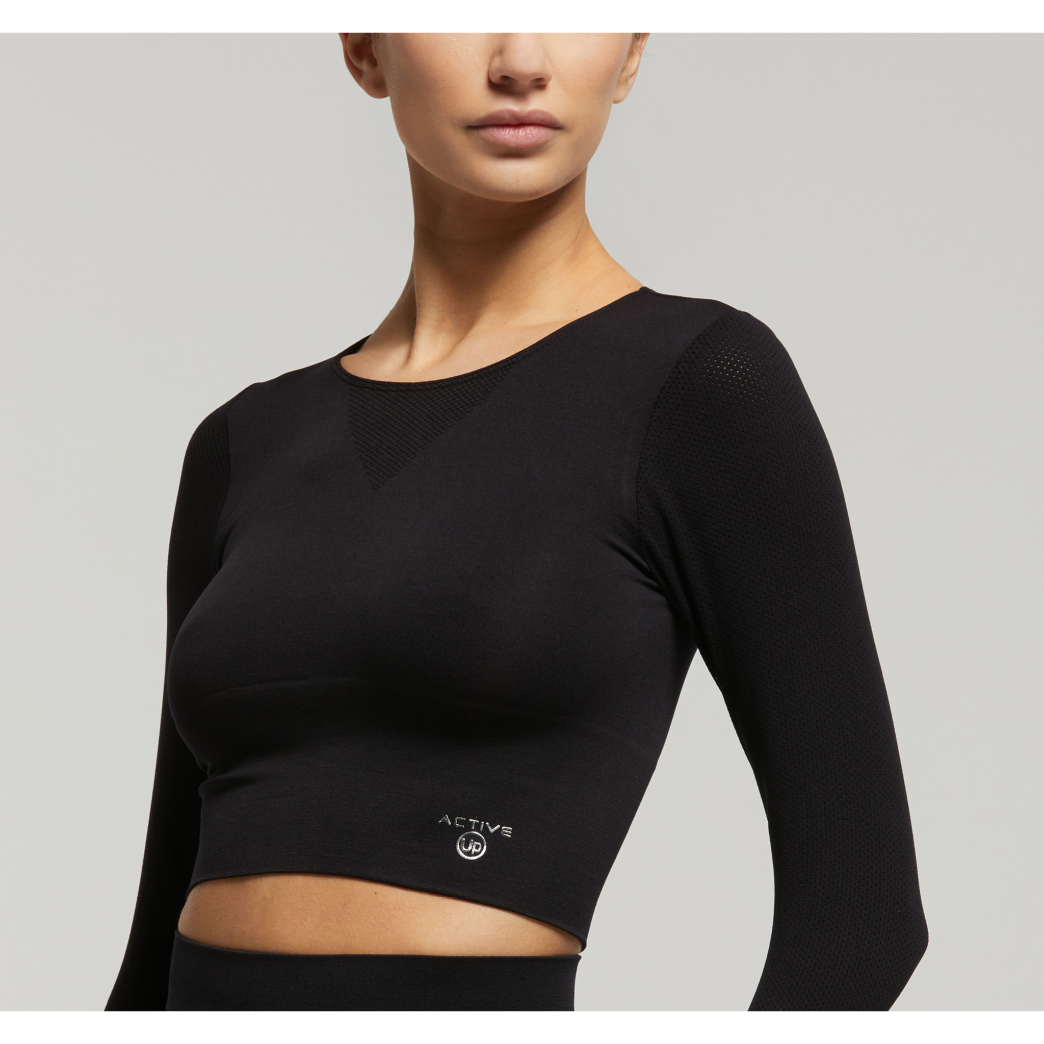 Top manica lunga Space