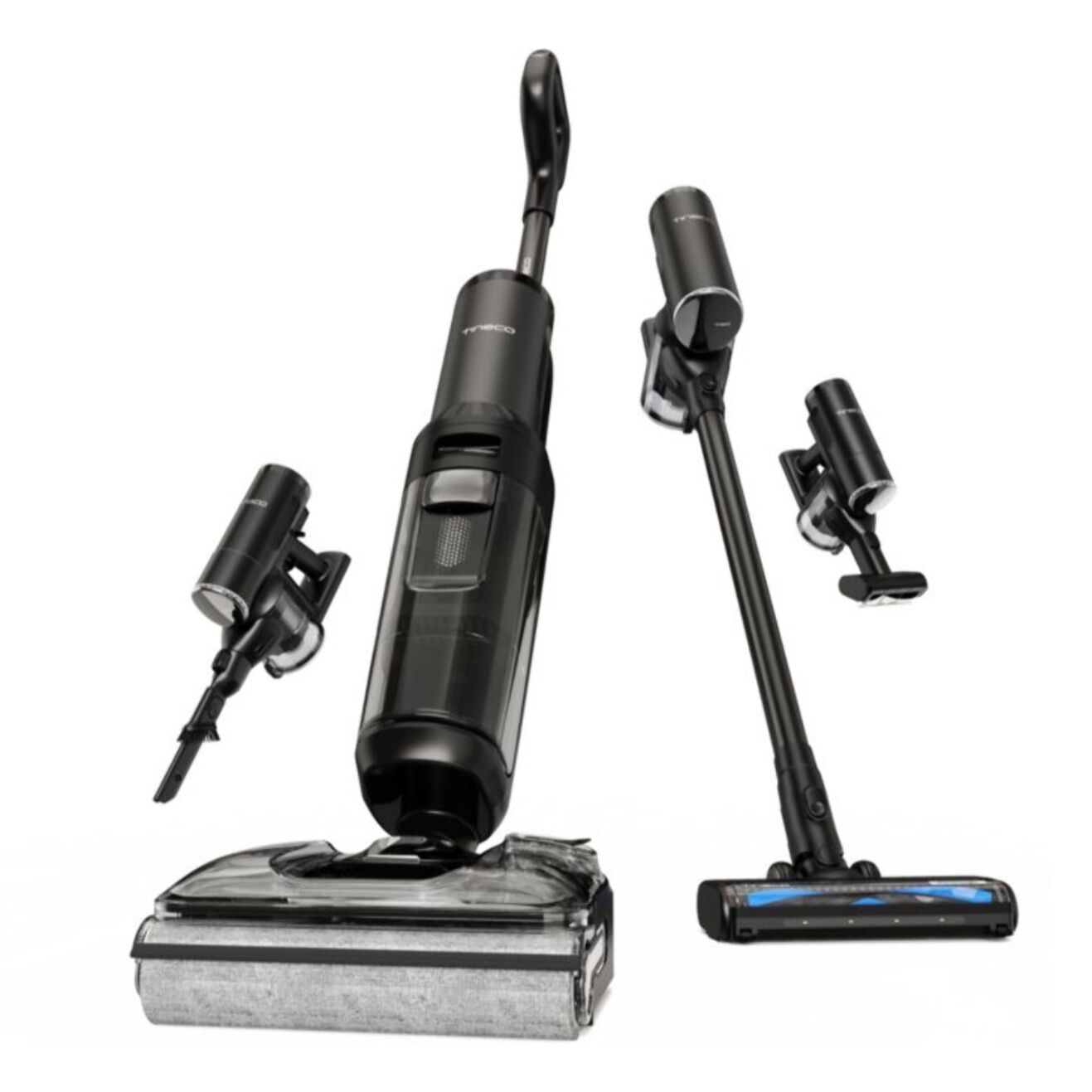 Aspirateur laveur TINECO Floor One S7 Switch Stretch premium Noir