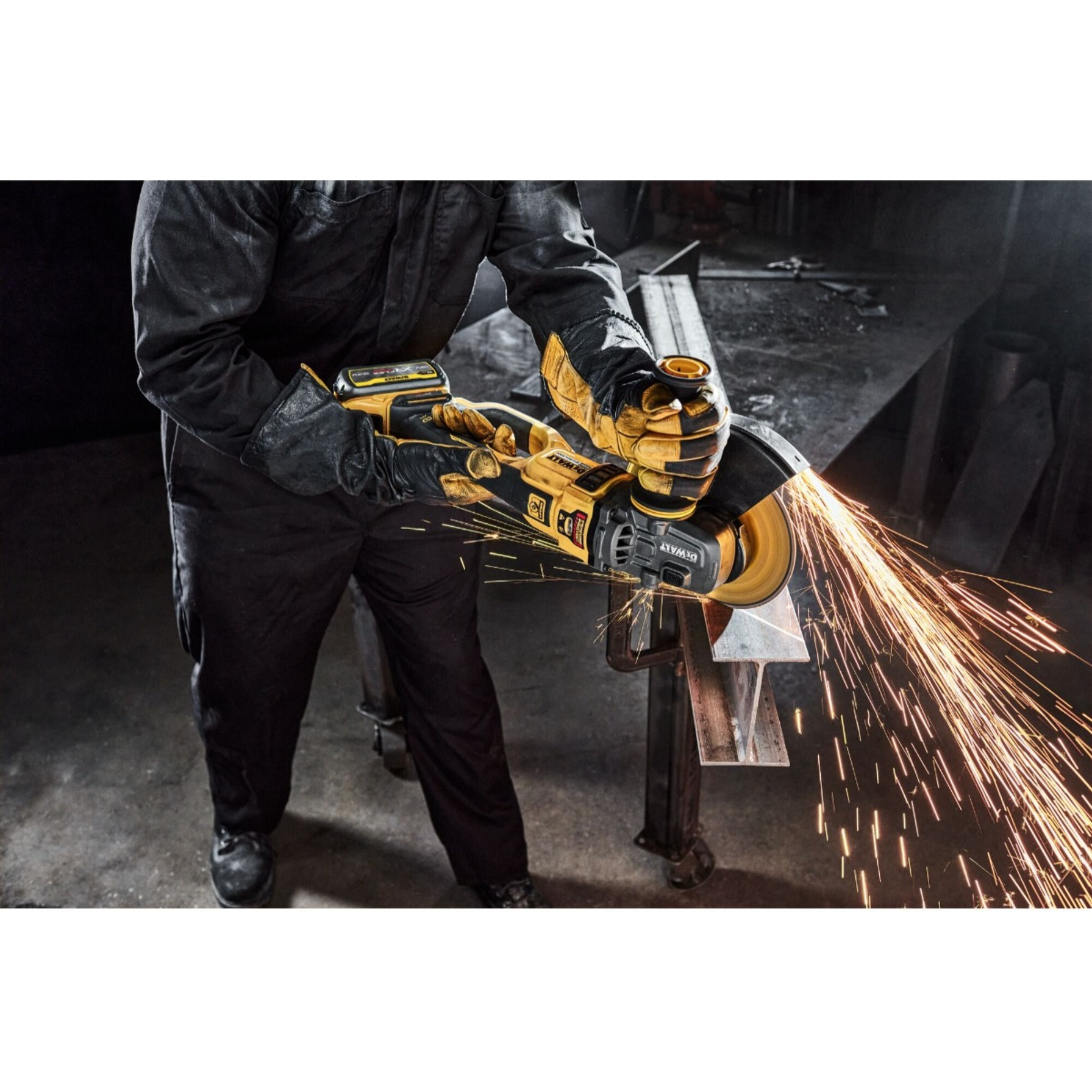 Meuleuse 230 mm DEWALT XR FLEXVOLT 54V 3Ah Li-Ion Brushless - Sans batterie, ni chargeur - DCG460NK-XJ