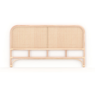 Tête de lit en rotin et cannage 160 cm - Grace