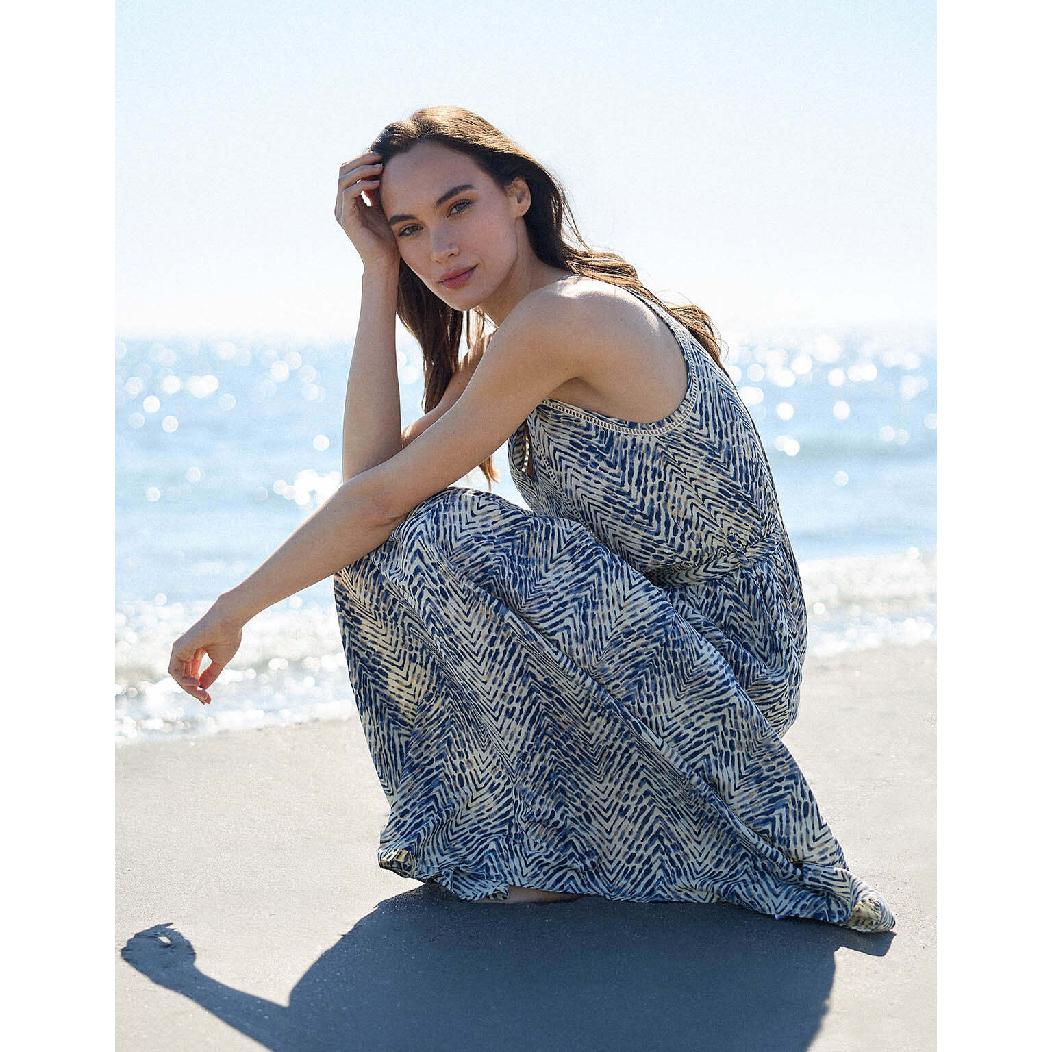 Vestido Largo Azul - Solea