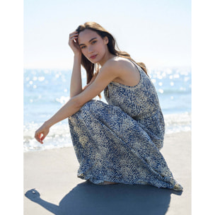 Vestido Largo Azul - Solea