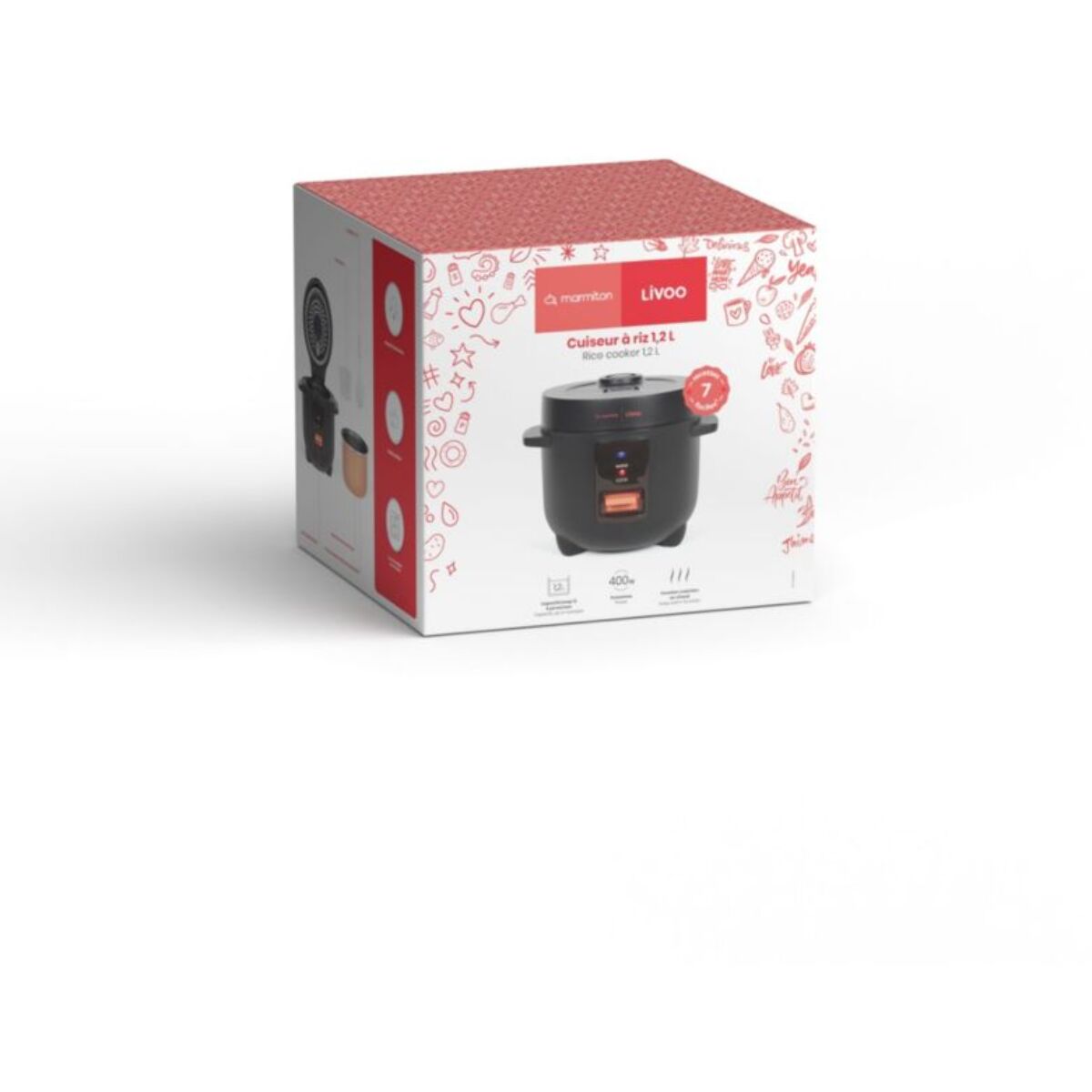 Cuiseur vapeur LIVOO DOC 298 1.2L