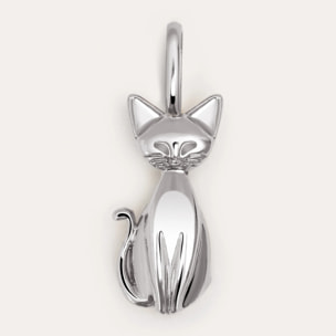 Charm Salem Cat Enamel Gray