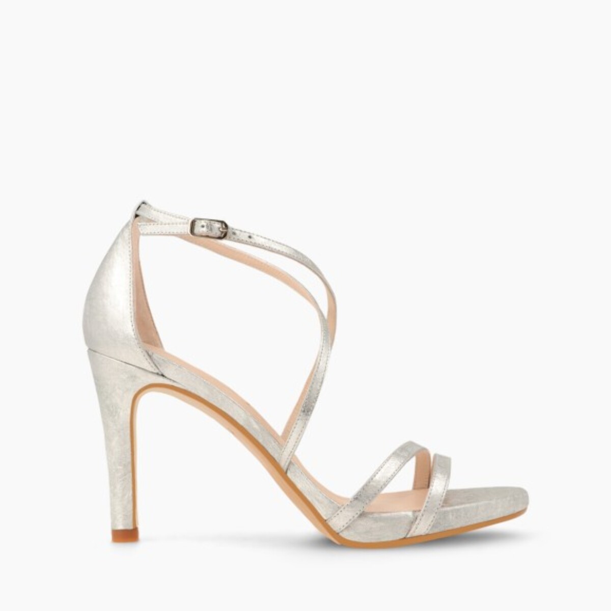 SANDALIAS PLATEADAS INRIKO-X