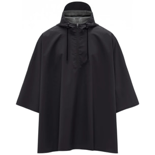 Giacche Superga Uomo Donna Nero Poncho Raggiera Logo