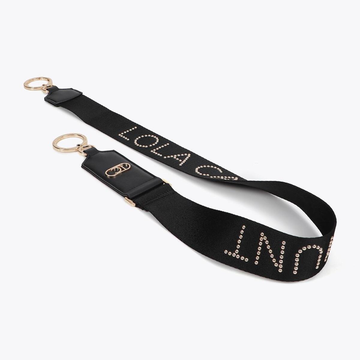 Tracolla in metallo con logo