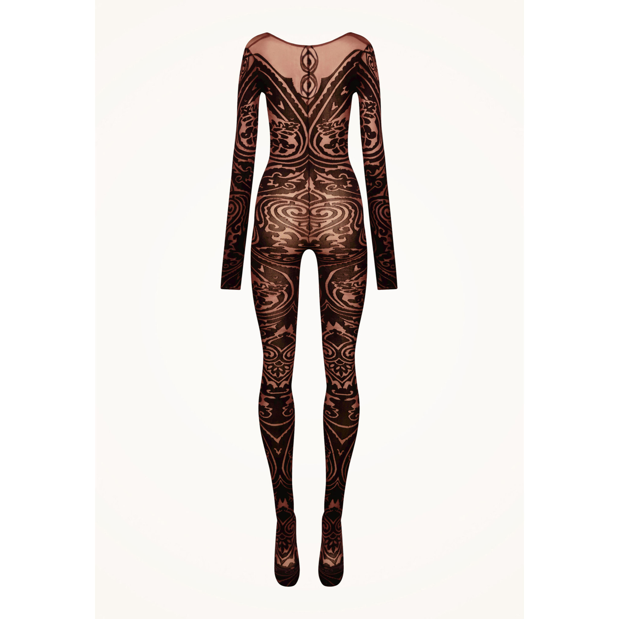 Tuta aderente Paisley Tattoo Catsuit