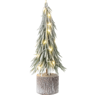 J-Line sapin De Noel A+Led Artificiel Neige Vert Medium