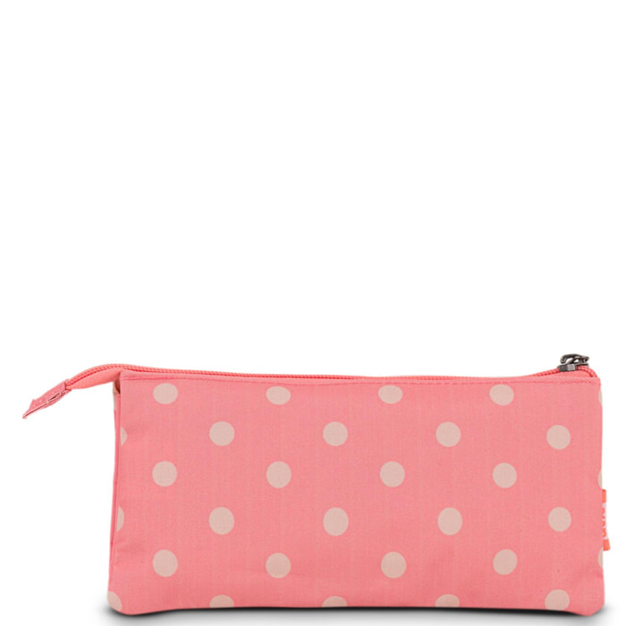 Estuche Escolar Skpat Polka Dots Coral