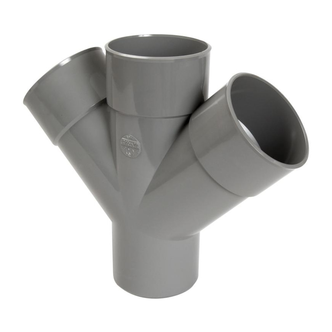 Culotte et embranchement NICOLL double parallèle à 45° - male-femelle - RH14