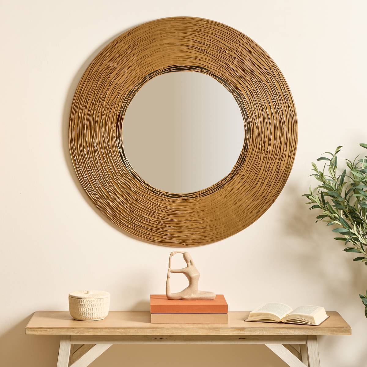 Miroir Martin D90cm mordore