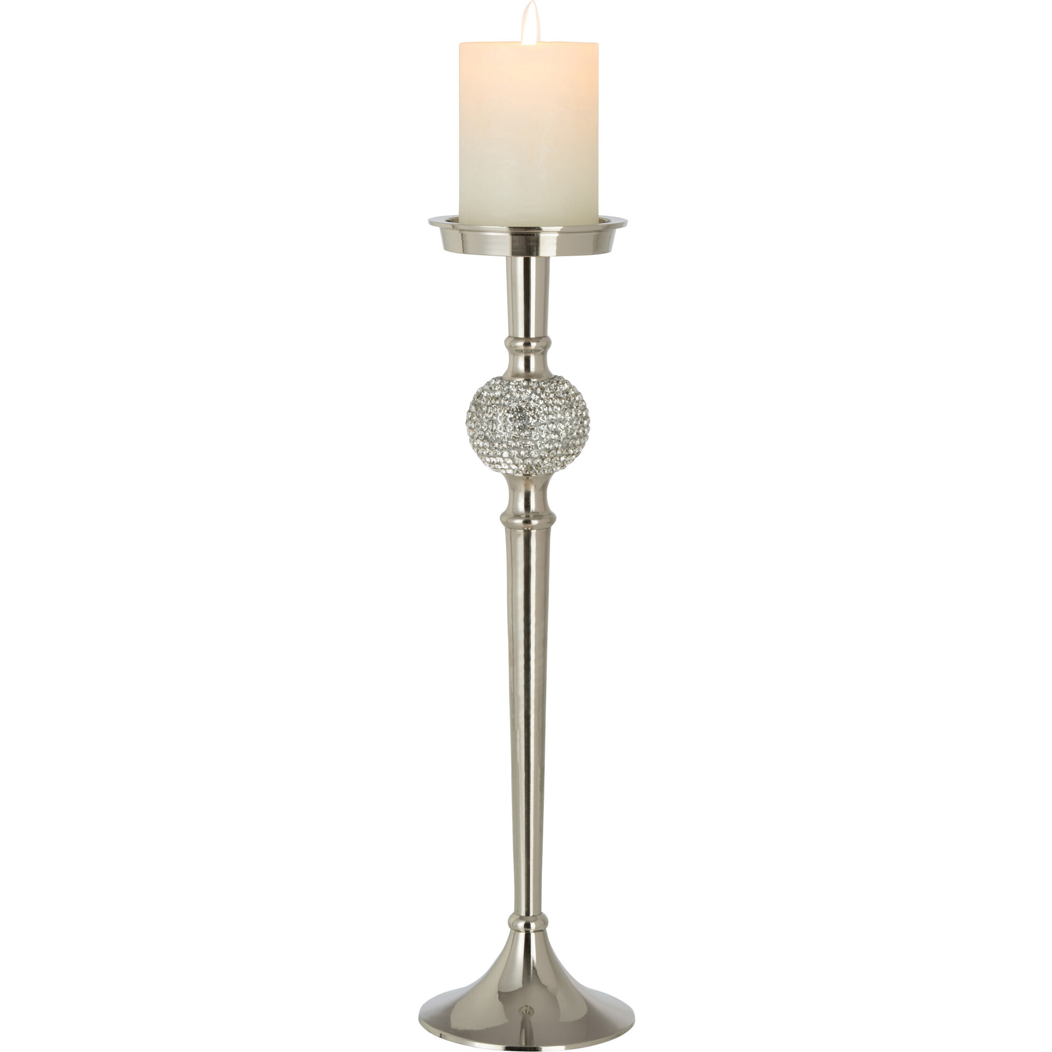 J-Line chandelier Diamant Sphère - aluminium - argent - large