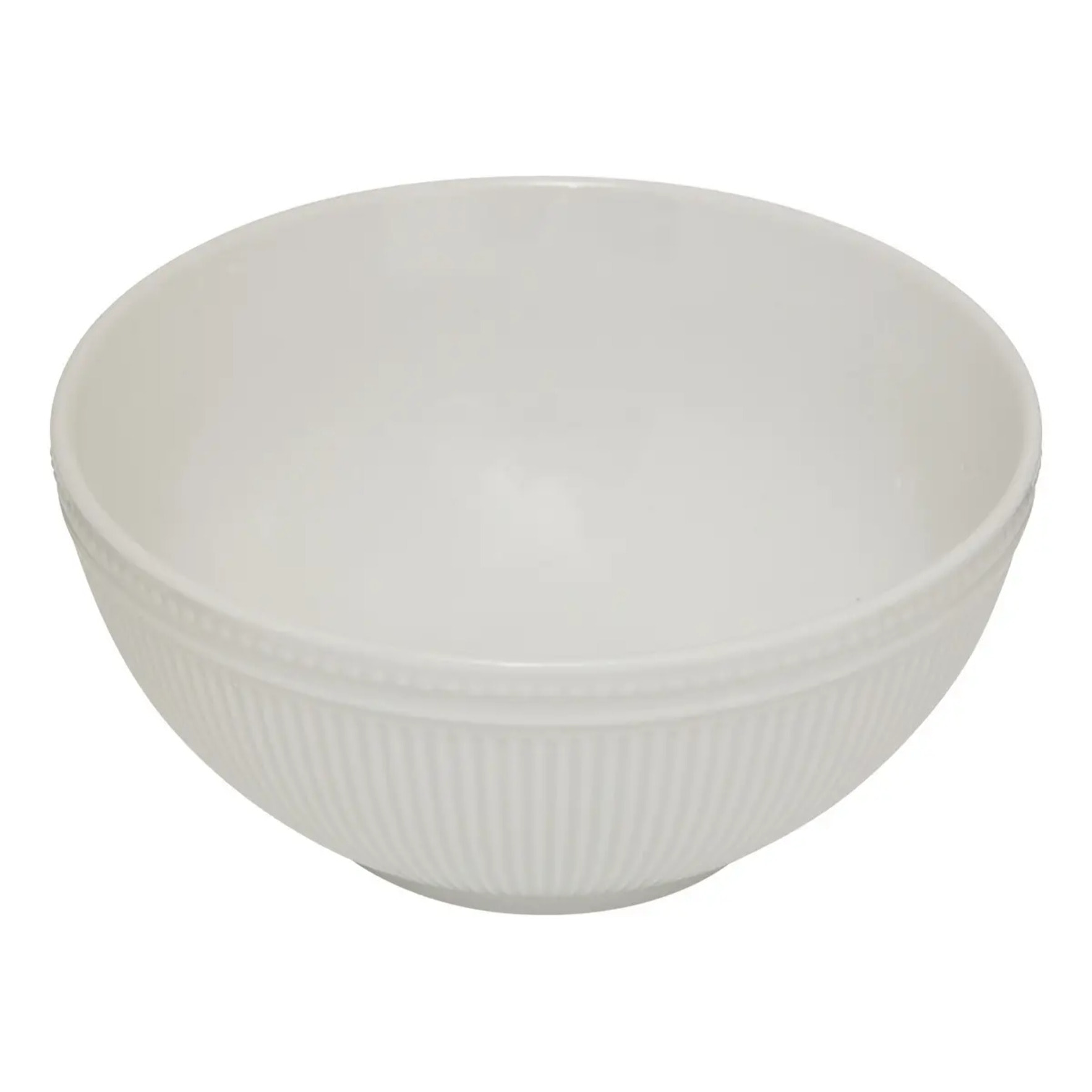 Bol strié blanc 65cl