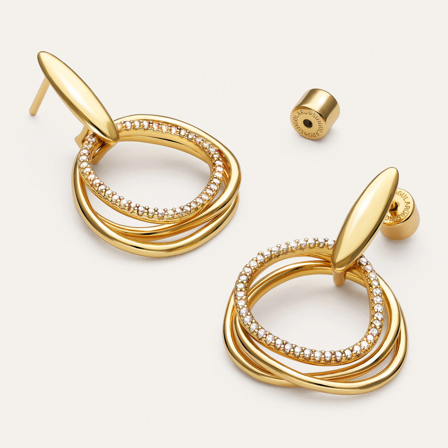 Pendientes Oria Baño Oro