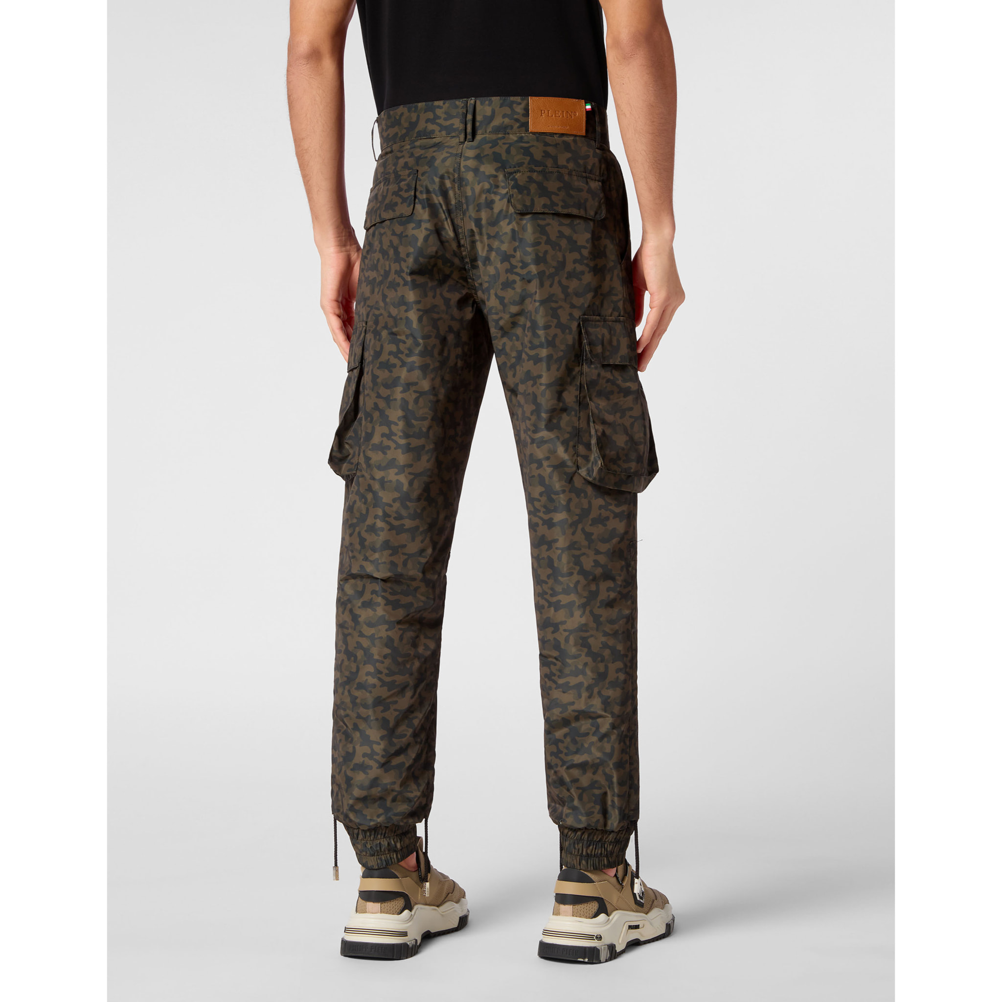 PHILIPP PLEIN Trousers Cargo fit CAMOUFLAGE