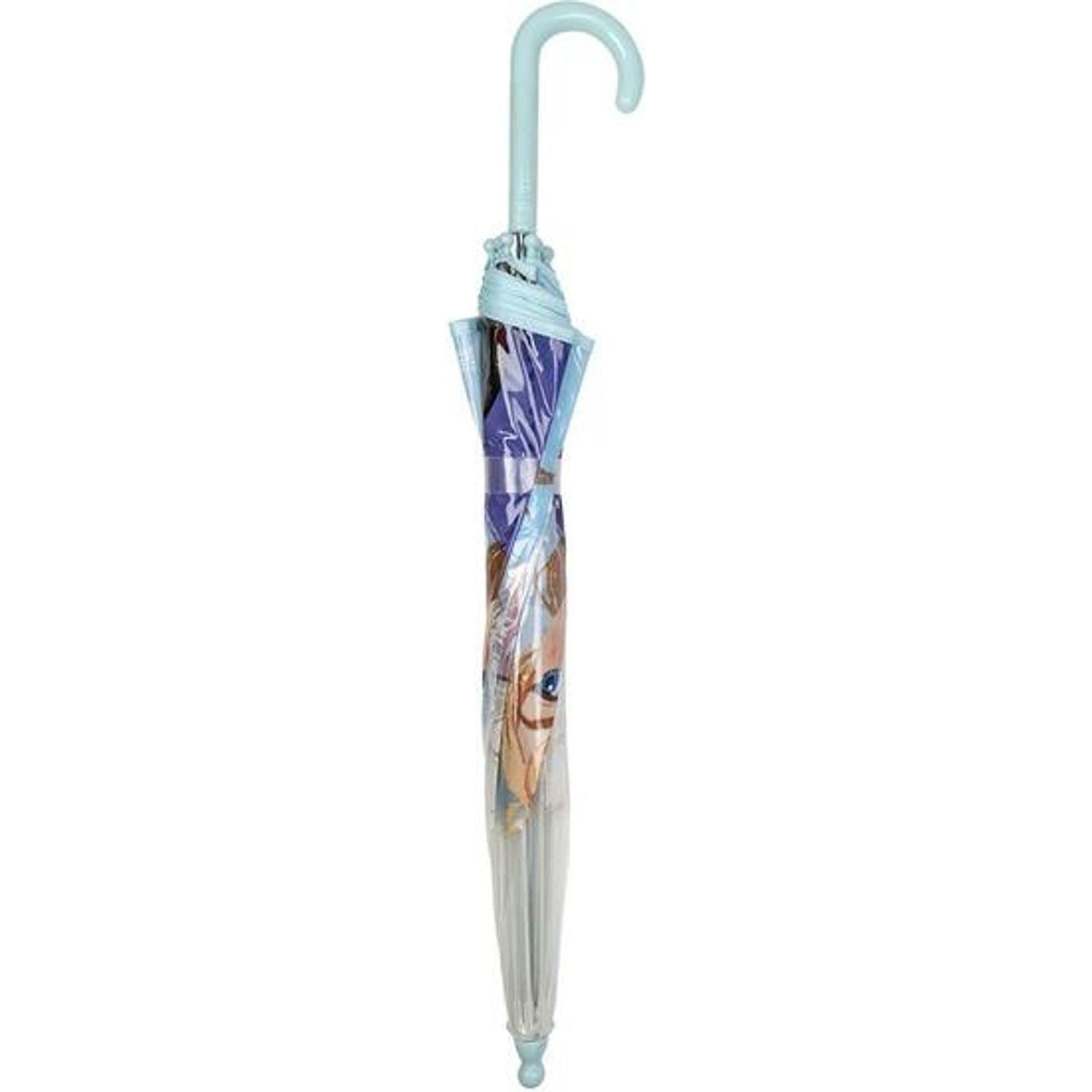 Paraguas Manual Poe Burbuja Frozen Ii Blue
