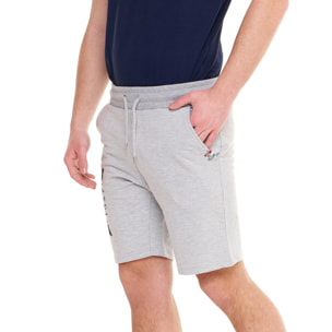 Pantalón corto de hombre con gran logo Leone Basic