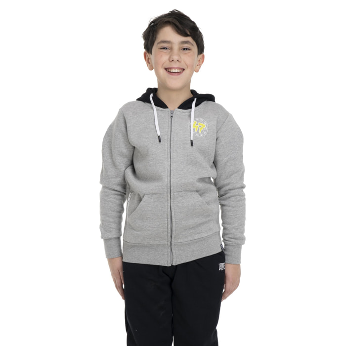 Tuta da bambino con cappuccio e full zip Basic