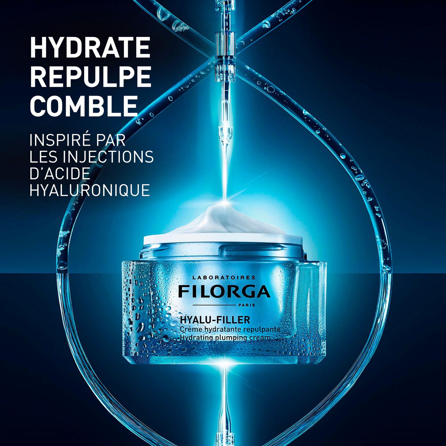 Hyalu-Filler - Crème anti-âge repulpante à l'acide hyaluronique 50ml