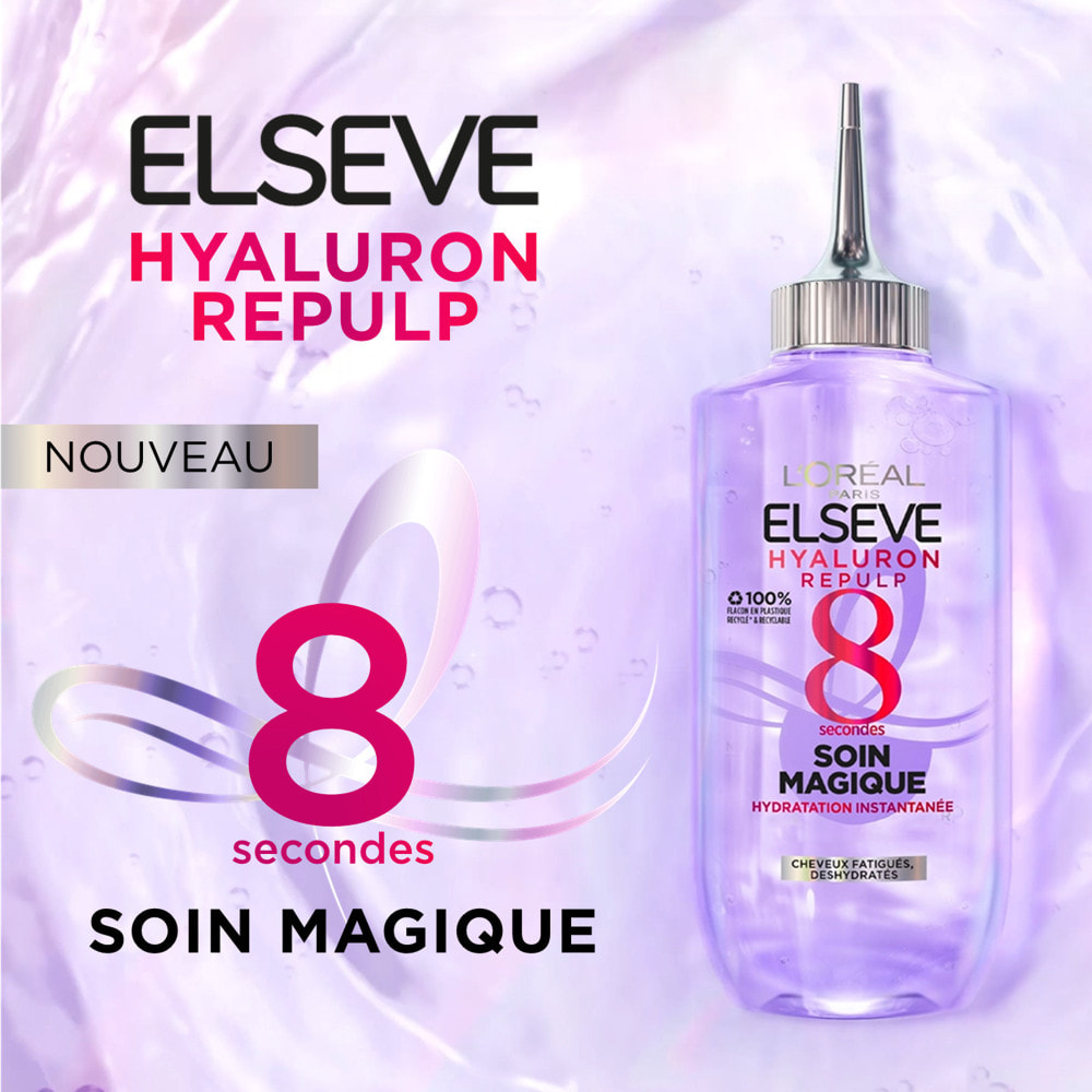 Lot de 6 - L'Oréal Paris Elseve Hyaluron Repulp Soin Magique 8 secondes 200ml