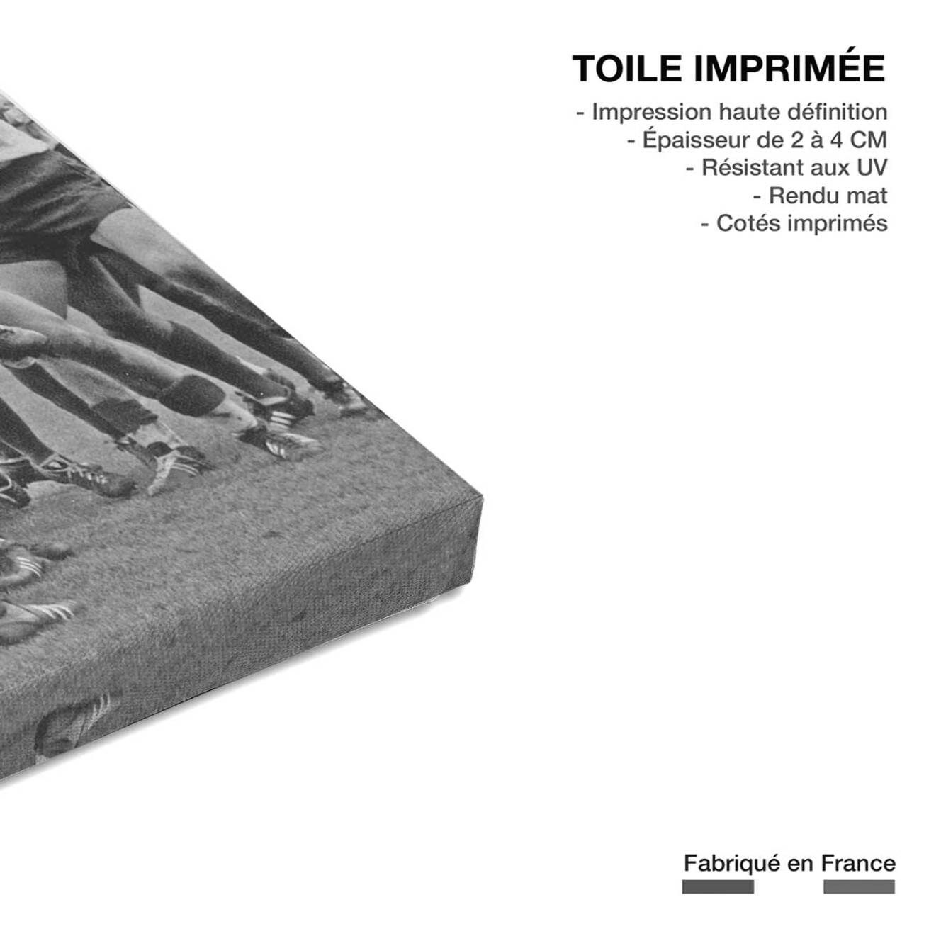 Tableau rugby le tournoi des 5 nations  Toile imprimée