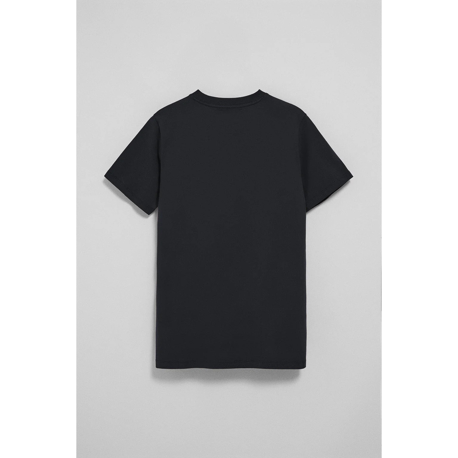 Maglietta blu marino a girocollo e ricamo Rigby Go