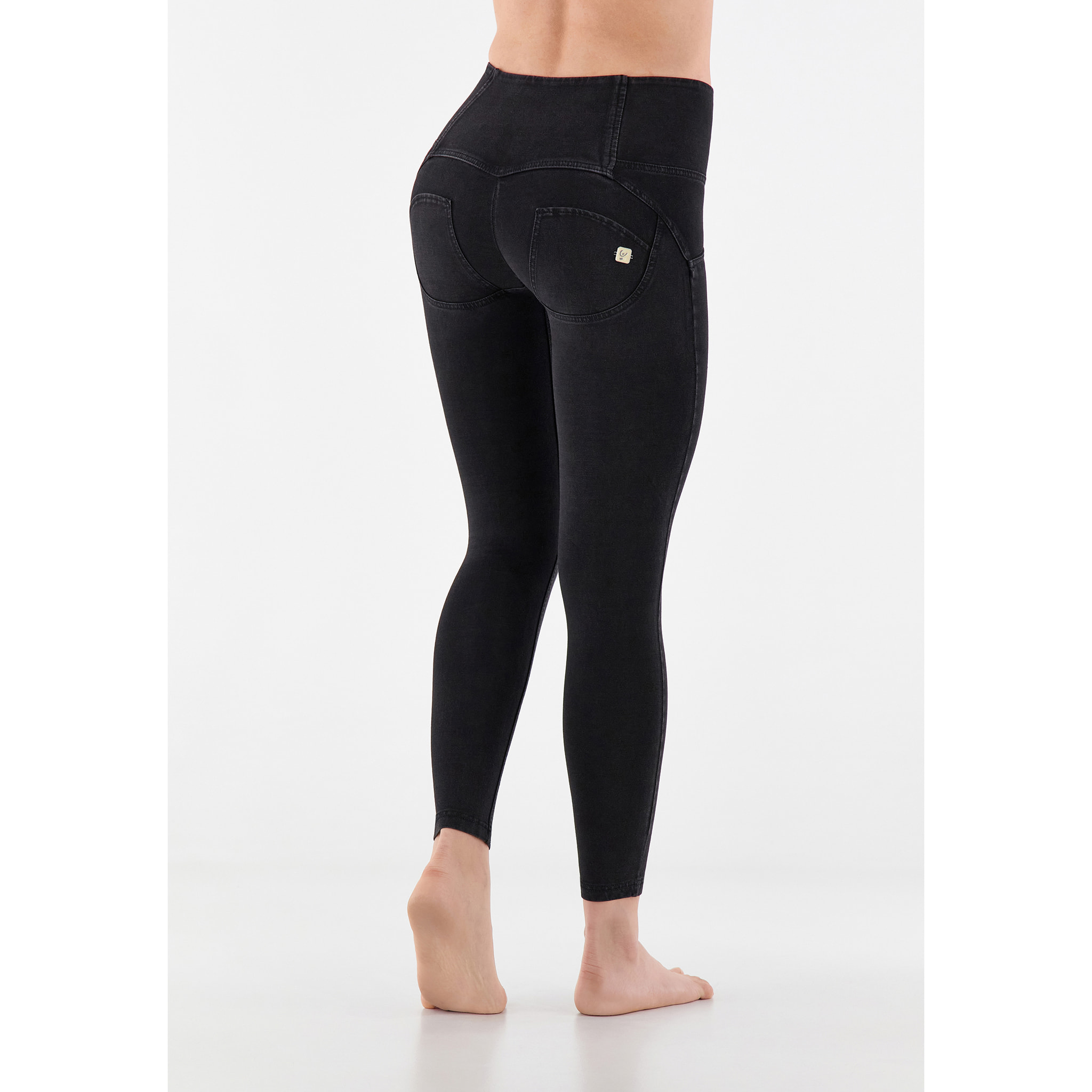 Jeggings push up WR.UP® 7/8 superskinny vita alta con bottoni