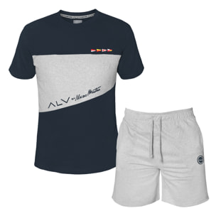 Completo Uomo ALVIERO MARTINI Manica Corta Cotone