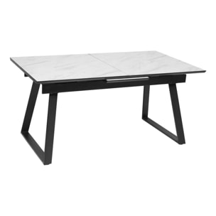 Table à manger extensible 4 places Camburi 160x90x76cm
