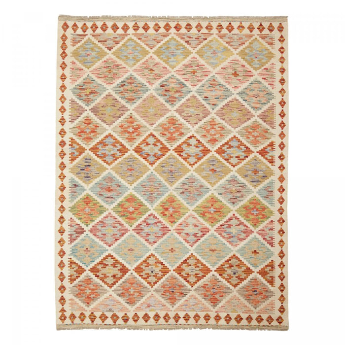Tapis kilim ethnique, tissé à plat en laine, authentique VUJUN