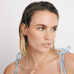 Pendientes Aldra acabado oro amarillo 18k