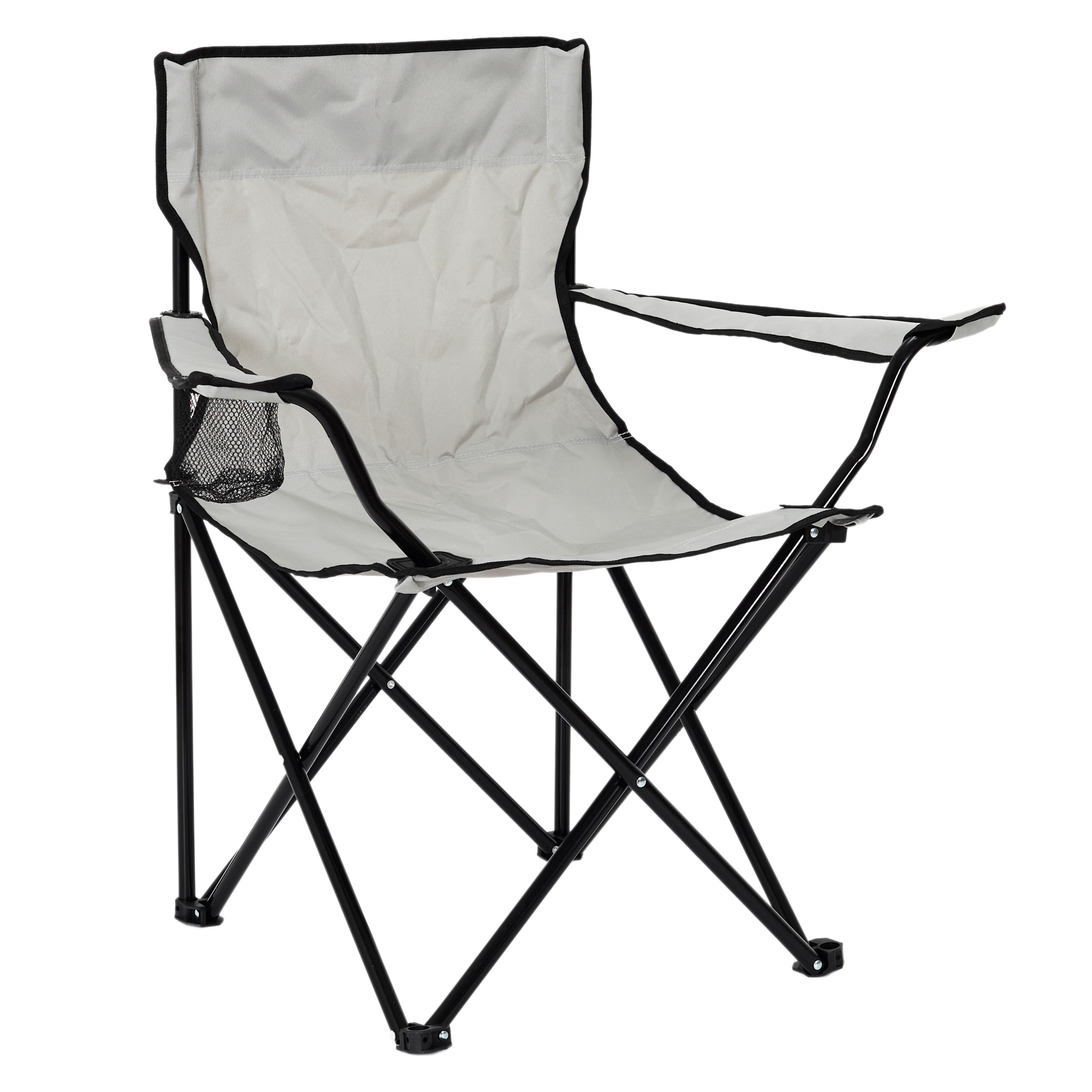 Fauteuil Camping Pliant Gris