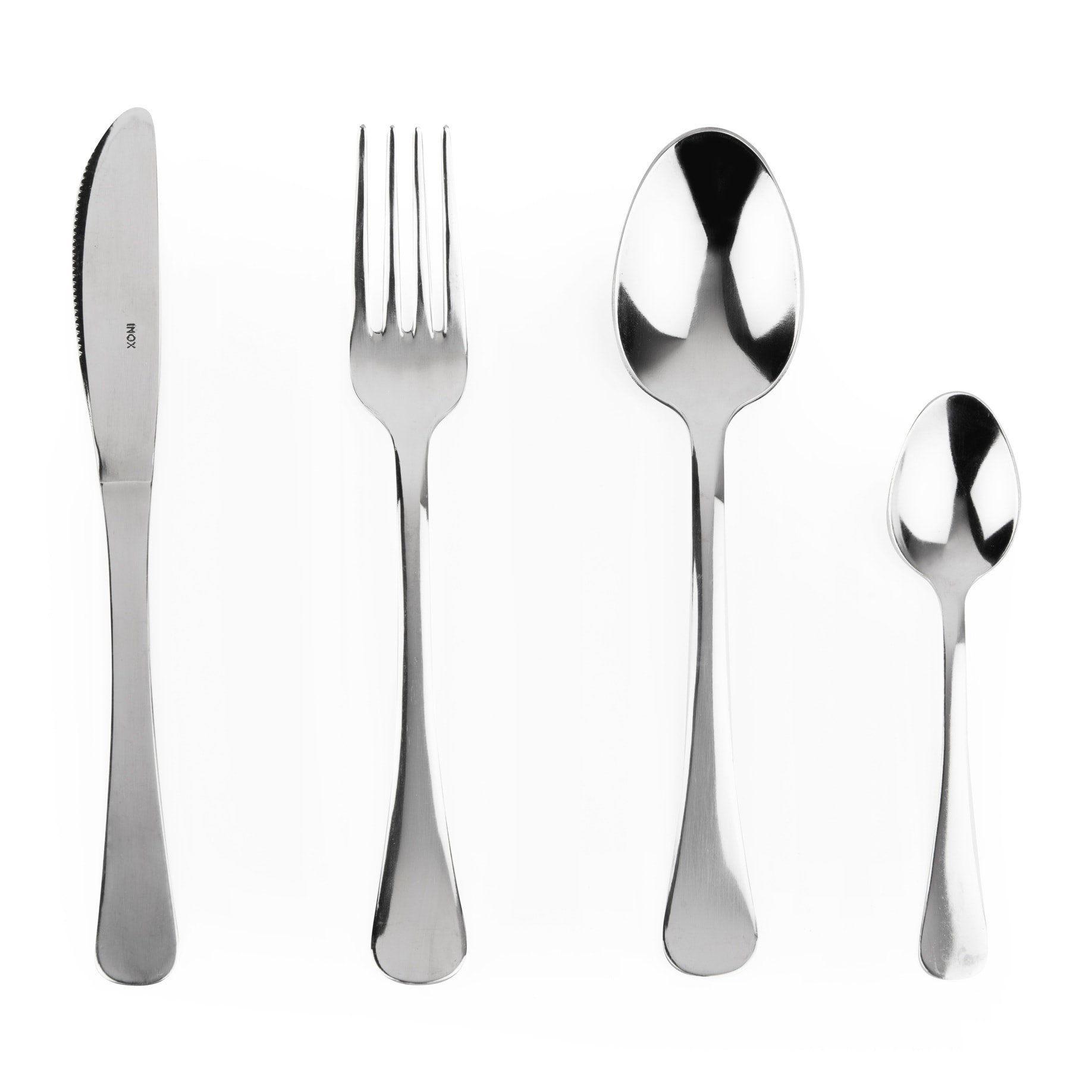 Service 24 couverts Excelsa – Milano, Acier Argenté