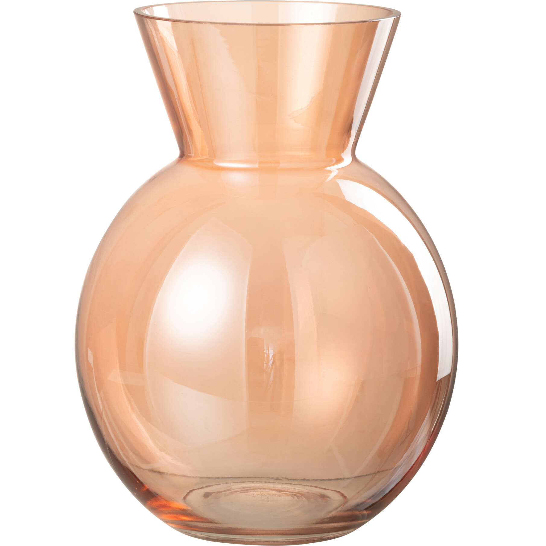 J-Line vase Lucy - verre - orange - large - 28 cm de hauteur