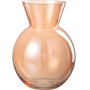 J-Line Vase Lucy Verre Orange Large